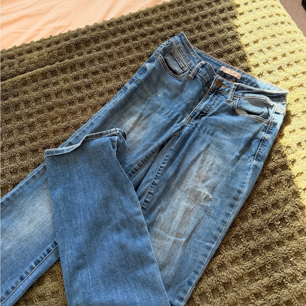 SO Men's Slim Fit Light Blue Jeans